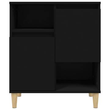 Sideboards 2 pcs Black 60x35x70 cm Engineered Wood