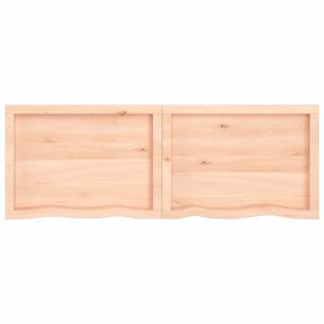 Bathroom Countertop 160x50x(2-4) cm Untreated Solid Wood