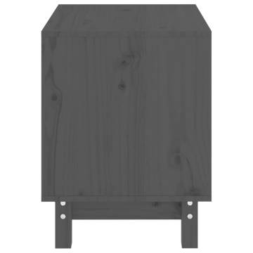 Dog House Grey 50x40x52 cm Solid Wood Pine