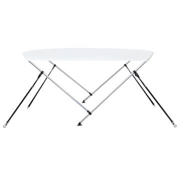 2 Bow Bimini Top White 150x120x110 cm