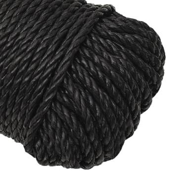 Work Rope Black 6 mm 50 m Polypropylene