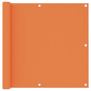 Balcony Screen Orange 90x400 cm Oxford Fabric