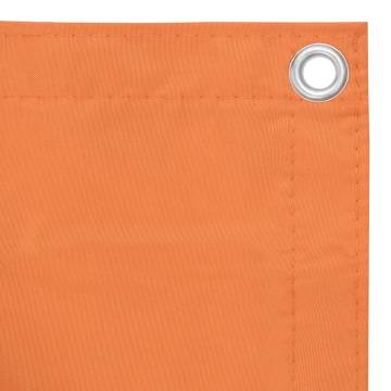 Balcony Screen Orange 90x400 cm Oxford Fabric