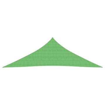 Sunshade Sail 160 g/m² Light Green 3.5x3.5x4.9 m HDPE