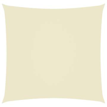 Sunshade Sail Oxford Fabric Square 7x7 m Cream