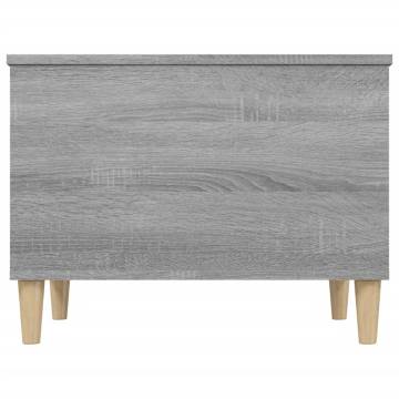 Coffee Table Grey Sonoma 60x44.5x45 cm Engineered Wood