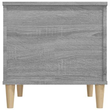 Coffee Table Grey Sonoma 60x44.5x45 cm Engineered Wood