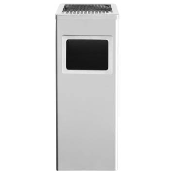 Ashtray Dustbin Hotel 36 L Stainless Steel