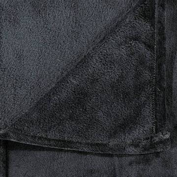 Blanket Black 150x200 cm Polyester