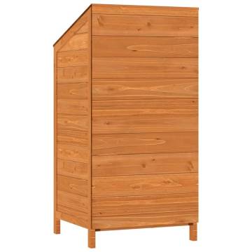 Garden Shed Brown 55x52x112 cm Solid Wood Fir