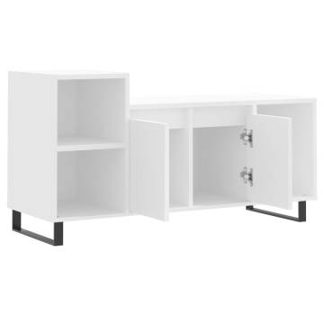 TV Cabinet White 100x35x55 cm Engineered Wood