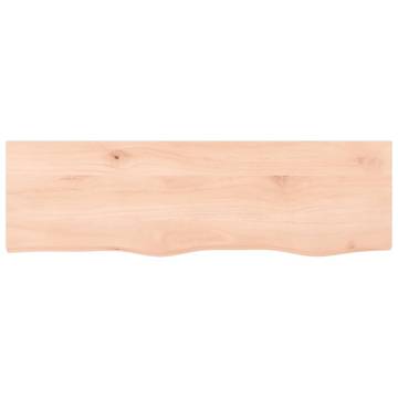 Bathroom Countertop 100x30x(2-6) cm Untreated Solid Wood