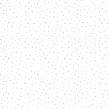 Noordwand Wallpaper Mondo baby Confetti Dots White, Pink and Beige