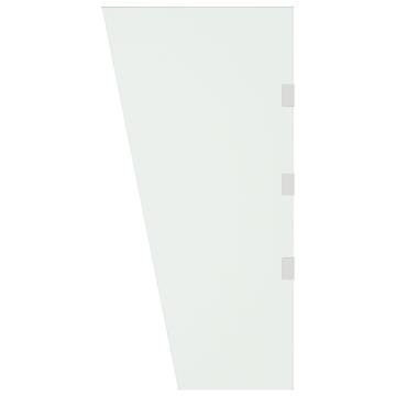 Side Panel for Door Canopy Transparent 50x100 cm Tempered Glass