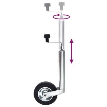 Jockey Wheel for Trailer 48 mm Galvanized Steel