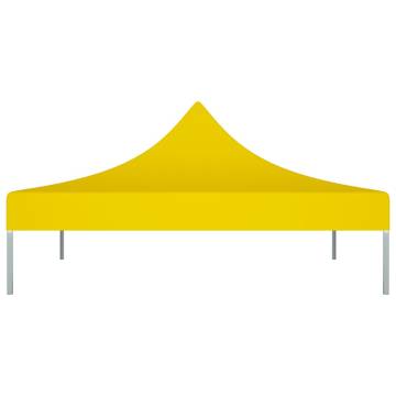 Party Tent Roof 3x3 m Yellow 270 g/m²