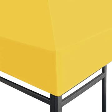 Gazebo Top Cover 270 g/m² 3x3 m Yellow