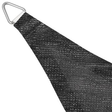 Sunshade Sail HDPE Triangular 3.6x3.6x3.6 m Anthracite