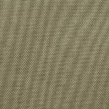 Sunshade Sail Oxford Fabric Triangular 4x4x4 m Beige