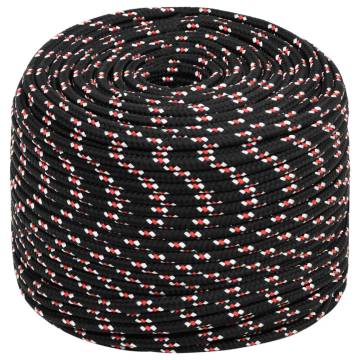 Boat Rope Black 6 mm 50 m Polypropylene