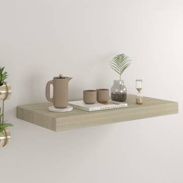 Floating Wall Shelf Oak 50x23x3.8 cm MDF