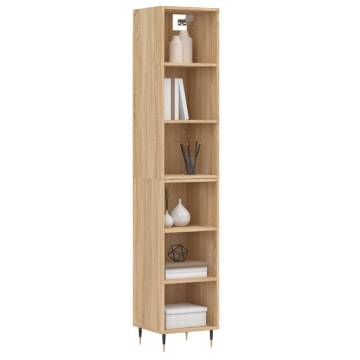 Highboard Sonoma Oak 34.5x32.5x180 cm Engineered Wood