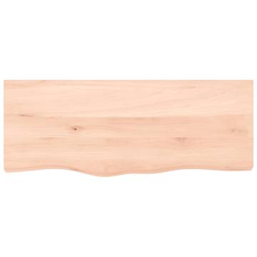 Bathroom Countertop 100x40x(2-4) cm Untreated Solid Wood