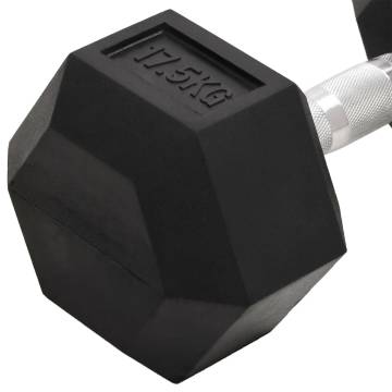 Dumbbell 17.5 kg Cast Iron