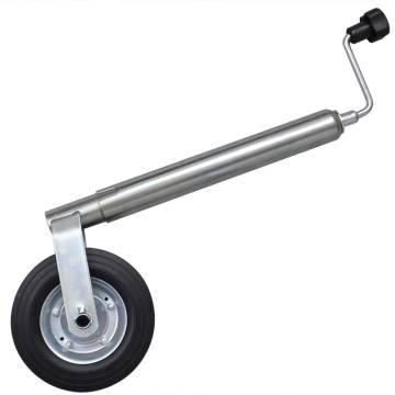 Jockey Wheel 48 mm with 2 Support Tubes and 3 Split Clamps