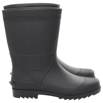 Rain Boots Black Size 44 PVC