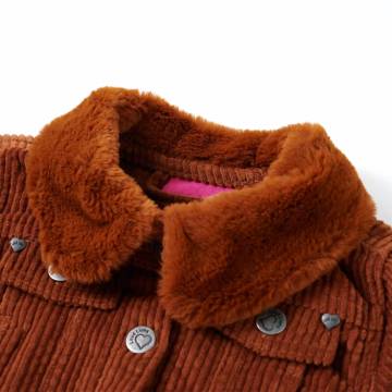 Kids' Jacket Corduroy Cognac 116