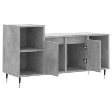 TV Cabinet Concrete Grey 100x35x55 cm Engineered Wood