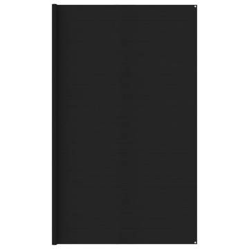 Tent Carpet 400x400 cm Black HDPE