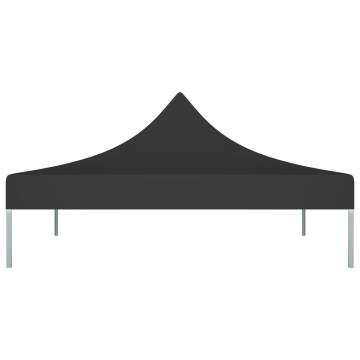 Party Tent Roof 3x3 m Black 270 g/m²