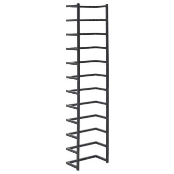 Towel Rack Black 24x12x96 cm Steel