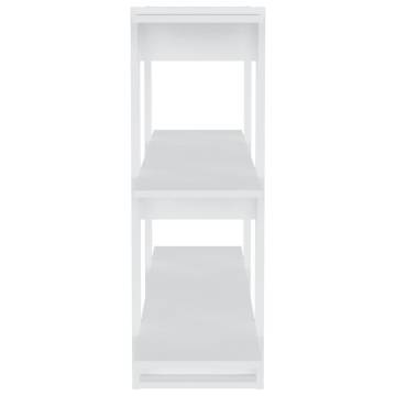 Book Cabinet/Room Divider White 100x30x87 cm