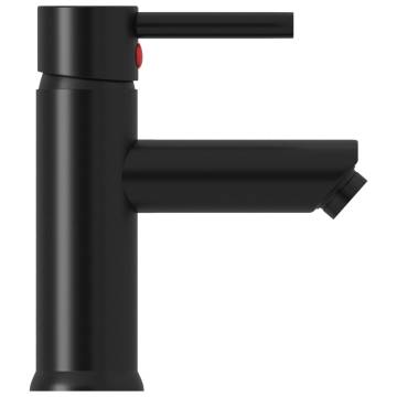 Bathroom Basin Faucet Black 130x176 mm