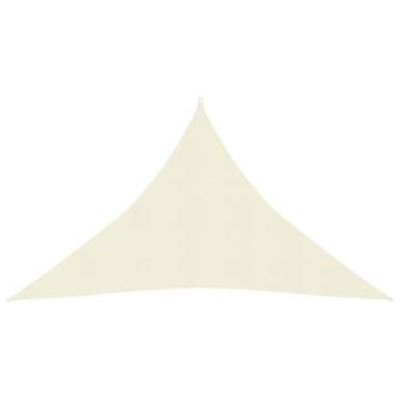 Sunshade Sail 160 g/m² Cream 5x5x6 m HDPE