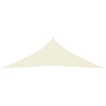 Sunshade Sail 160 g/m² Cream 5x5x6 m HDPE