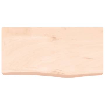 Bathroom Countertop 60x30x(2-6) cm Untreated Solid Wood