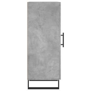 Sideboard Concrete Grey 34.5x34x90 cm Engineered Wood