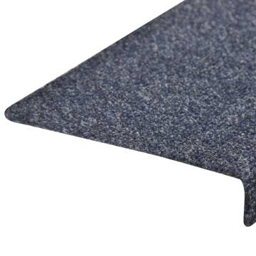 Stair Mats 5 pcs Needle Punch 65x21x4 cm Anthracite