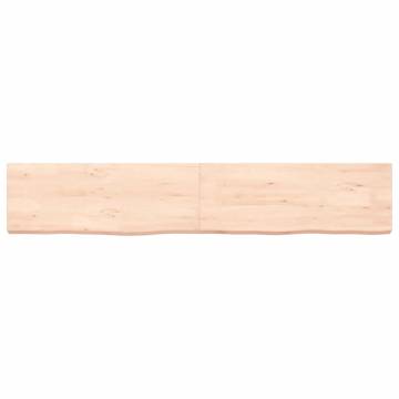 Bathroom Countertop 160x30x(2-6) cm Untreated Solid Wood