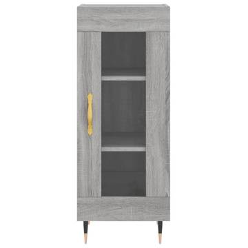 Highboard Grey Sonoma 34.5x34x180 cm Engineered Wood