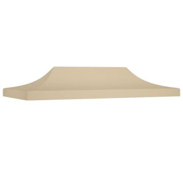 Party Tent Roof 6x3 m Beige 270 g/m²