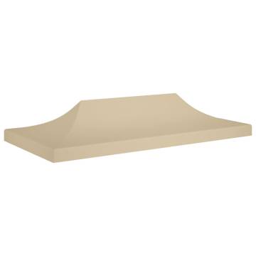 Party Tent Roof 6x3 m Beige 270 g/m²