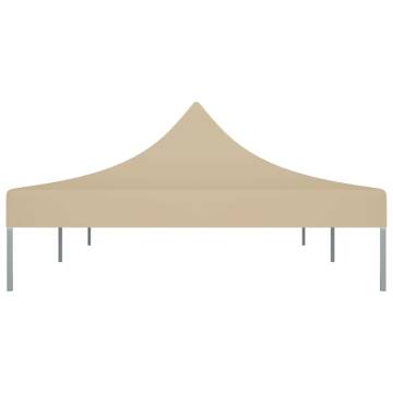 Party Tent Roof 6x3 m Beige 270 g/m²