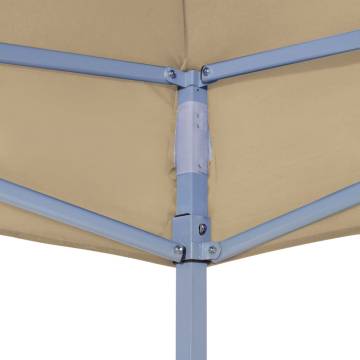 Party Tent Roof 6x3 m Beige 270 g/m²