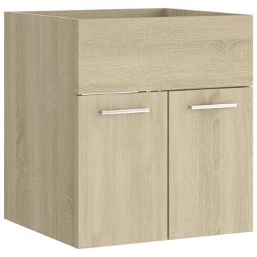 Sink Cabinet Sonoma Oak 41x38.5x46 cm Engineered Wood