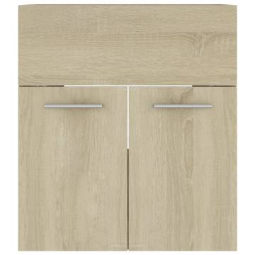 Sink Cabinet Sonoma Oak 41x38.5x46 cm Engineered Wood